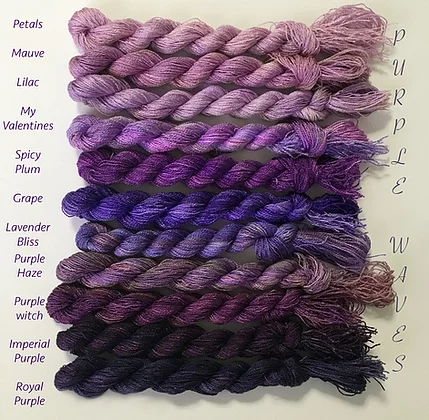 Purple Waves Silk Pack